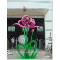 BLUME Statue Typ und Statuen Typ Edelstahl Skulptur